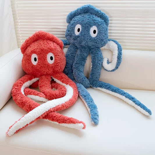 80-90cm Large Ocean Animal Octopus Plush Pillow Huggable Plushies Squid Soft Toy Sofa Bed Pillow Cushion Birthday Gift