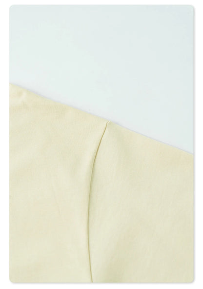 ZODF New 2025 Spring Summer 235gsm Solid Cotton T-Shirts For Men Women Unisex Loose Basic T Shirt Tees Brand Tops HY0970