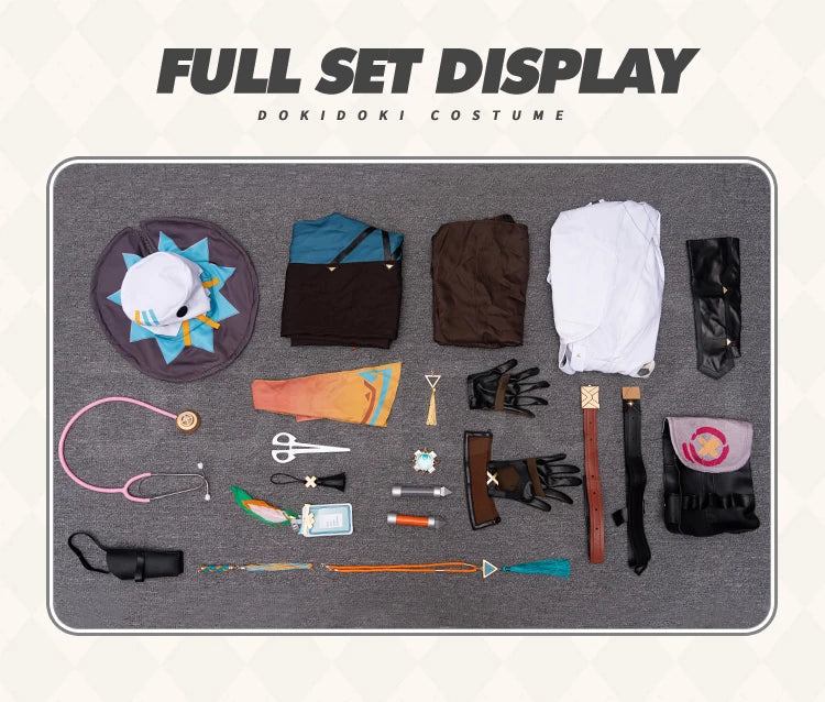 IN STOCK Ifa Cosplay Costume Game Genshin Impact Cosplay【XS-3XL】DokiDoki-N Ifa Hat Men Costume Plus Size