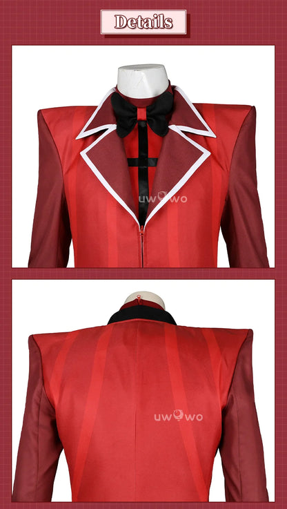 UWOWO Collab Series: Alastor tthe Radio Demon H Hotel Cosplay Costume Red Uniform Anime Costume