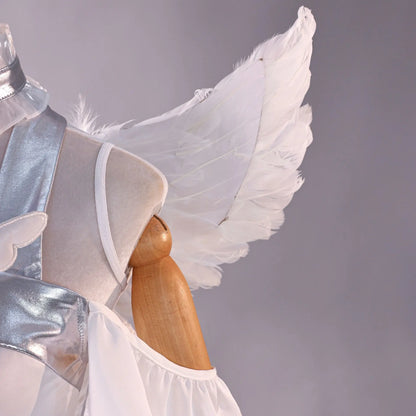 Anime New Panty Stocking with Garterbelt Stockiel Anarchy Stocking Cosplay Costume Angel Skirt Wings Halloween for Women Girls