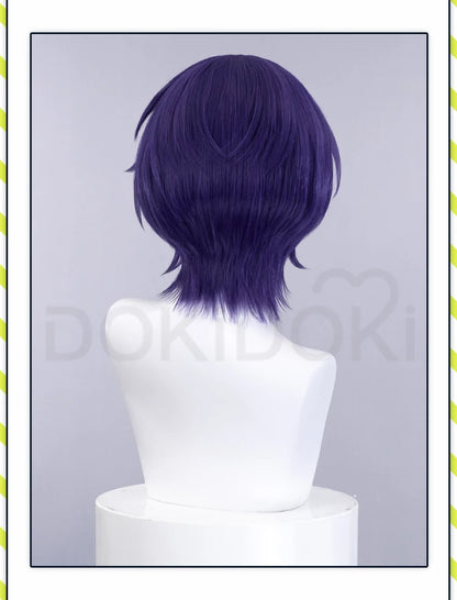 IN STOCK Dr. Ratio Wig Game Honkai: Star Rail Cosplay Wig DokiDoki Men 35 Short Hair Dr. Ratio Cosplay Headdress Rings Free Cap