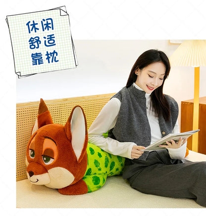 85/105/125cm Super Big Size Judy Hopps Zootopia Anime Plush Stuffed Doll Kawaii Nick Wilde Plushies Children Pillow Holiday Gift