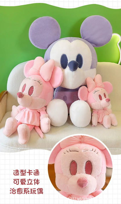 65/85/110cm Super Big Size Mickey Minnie Mouse Kawaii Anime Plush Stuffed Doll Disney Cartoon Plush Pillow Children Holiday Gift