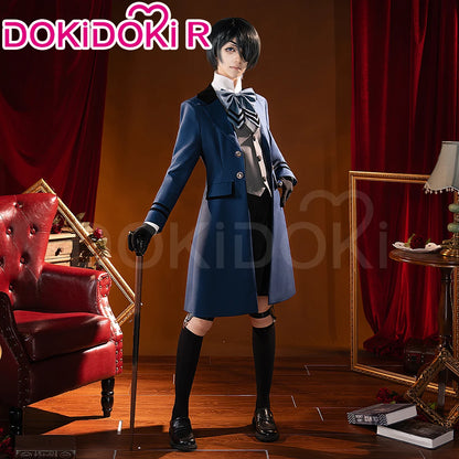 IN STOCK Ciel Sebastian Cosplay Costume Anime【S-3XL】DokiDoki-R Men Halloween Uniform Ciel Cosplay Plus Size