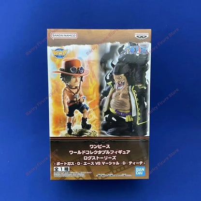 Bandai Banpresto One Piece WCF Portgas D. Ace VS Marshall D. Teach 8cm PVC