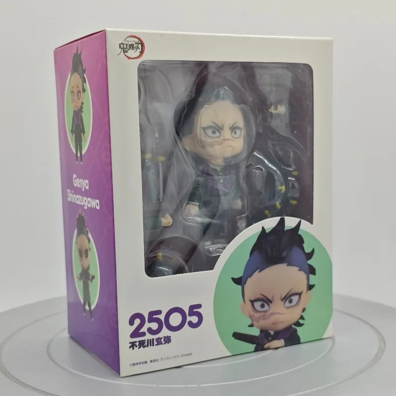 Cute Anime Demon Slayer Kimetsu No Yaiba Figurine Hashibira Inosuke Action Figures Clay Man PVC Model Statue Collection Toy Gift