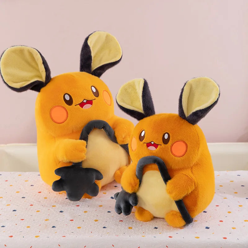 23/70cm Dedenne Pokemon Plush Toys Anime Doll Cartoon Rat Large Pokémon Plushie Kawaii Stuffed Gift for Kids Birthday Xmas