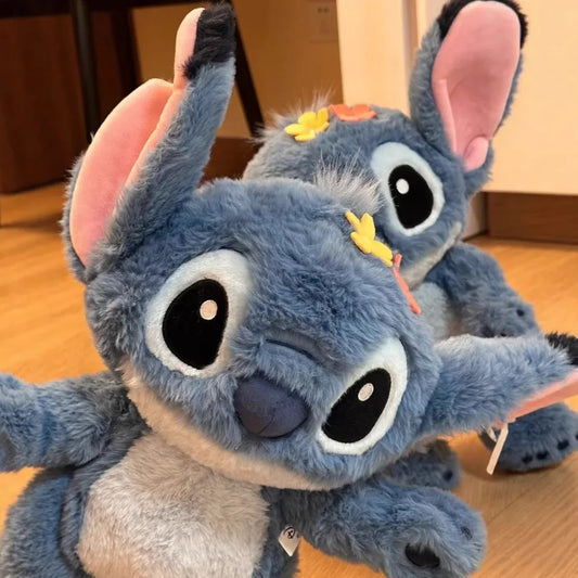 30-55cm Disney Stitch Plush Stuffed Toys Anime Cute Cartoon stand Stich Plushies Dolls Kawaii Pillow Stuffed Kid Birthday Gifts
