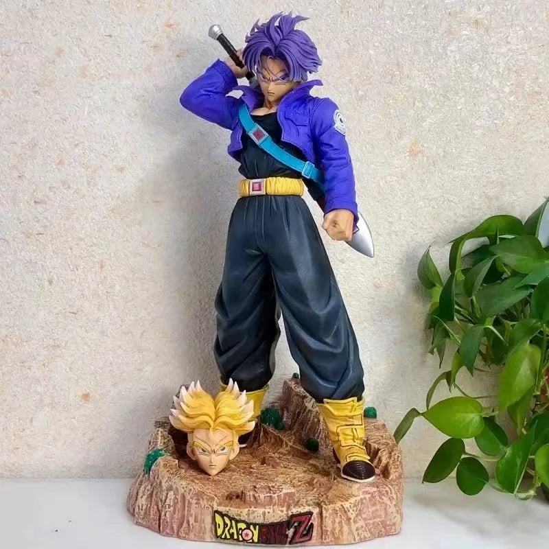 2025 48cm Dragon Ball Z Anime Figurine Trunks Figure Super Saiyan Trunks Pvc Model Statue Doll Collection Decoration Toys Gifts