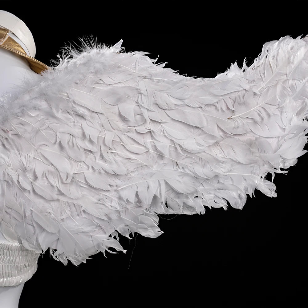 Anime New Panty Stocking with Garterbelt Pantiel Panty Anarchy Cosplay Costume Angel Skirt Wings Halloween for Women Girls Prop