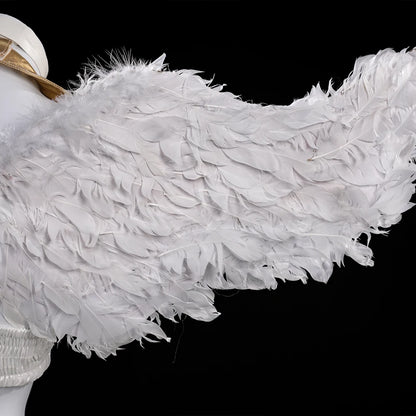 Anime New Panty Stocking with Garterbelt Pantiel Panty Anarchy Cosplay Costume Angel Skirt Wings Halloween for Women Girls Prop