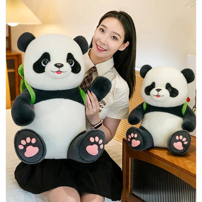 30-60cm Chinese Panda Plush Toy Chest Listing Super Full Soft Chinese National Treasure Animal Doll Children's Birthday Gift