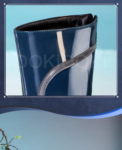 IN STOCK Anaxa Sunday Jiaoqiu Shoes Cosplay Game Honkai: Star Rail Cosplay DokiDoki-SR Men Black Boots Anaxa Cosplay Boots