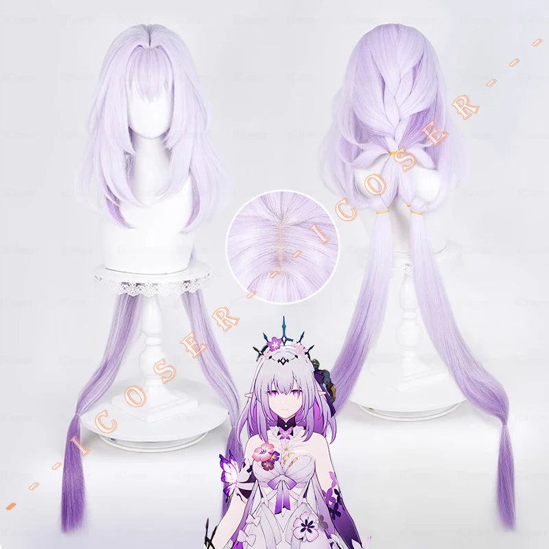 Honkai Star Rail Castorice Cosplay Costume Wig Dress Headwear Luminous Props Halloween Party for Women Girls Carnival Cos iCoser