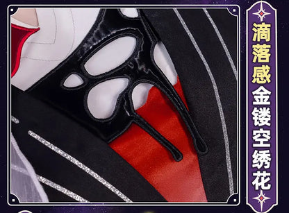 Honkai Star Rail Evernight March 7th Cosplay Costume Dress Headwear Mysterious Foreign Guest Halloween Party for Women iCoser