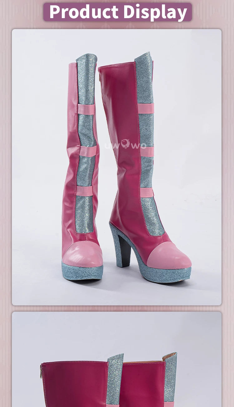 UWOWO Flora Shoes Anime Flora S4 Fairy Club Transformation Cosplay Shoes