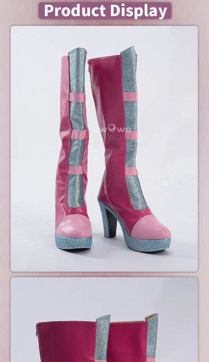 UWOWO Flora Shoes Anime Flora S4 Fairy Club Transformation Cosplay Shoes