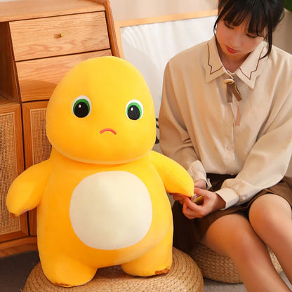 Soft Cute Nailong Milk Dragon Plush Toy Stuffed Cartoon Animals Smile Dinosaur Cuddly Plushie for Kids Boy Birthday Gift Xmas