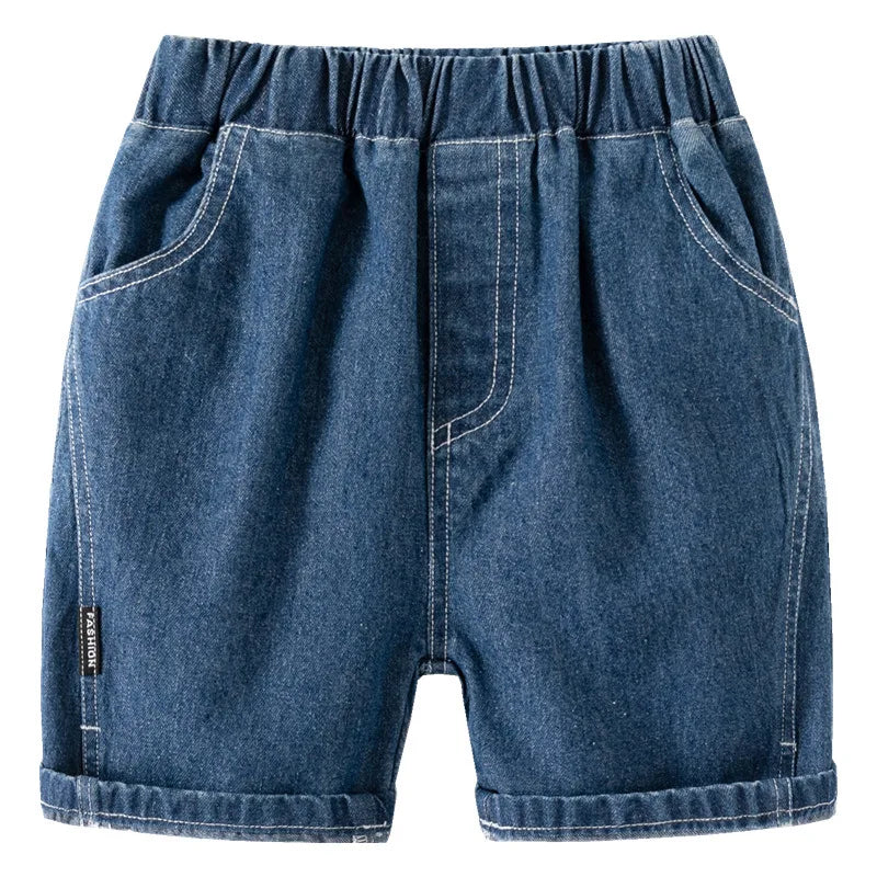 Cotton Baby Boy Denim Shorts 6 to 9 12 18 24 Months Black Child Jeans Shorts for Boys Clothes Casual Pants Summer Short Trousers