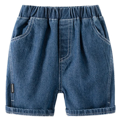 Toddler Boy Denim Shorts 1 to 2 3 4 5 6 7 Years 2024 Blue Kids Girl Jeans Shorts Black Soft Cotton Children Short Pants Clothing