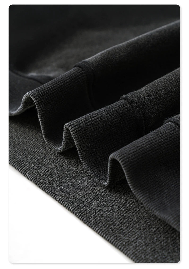 ZODF 2024 Winter Unisex Washed Fleece Hoodies 360gsm Warm Loose Retro Hooded Sweatshirts HY0870