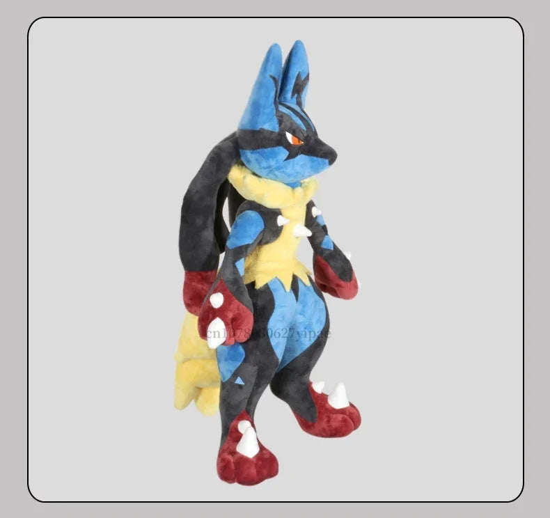 130/70CM Super Big Size Pokemon Lucario Plushies Cartoon Anime Character Stuffed Plushie Pillow Home Furnishing Gift Collection