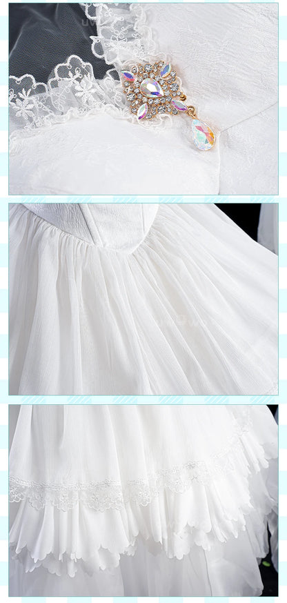 PRE SALE UWOWO Chii Cosplay Anime Chii Wedding Dress Cosplay Costume White Dress Halloween Costume
