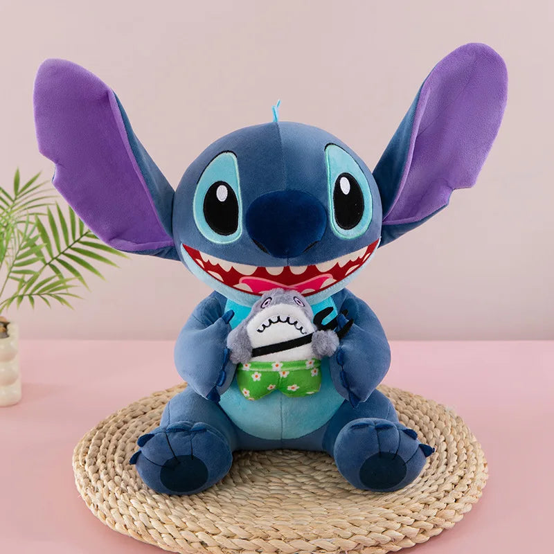 35/45/60cm Big Size Stitch Disney Anime Plush Stuffed Doll Kawaii Room Decorated with Plushies Pillow Ornaments Holiday Gifts