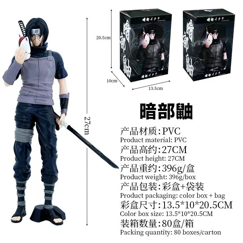 15cm Bandai Naruto Anime Figure Uchiha Itachi Action Figure PVC Collection Model Doll Ornaments Toys Gifts