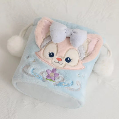 Disney Stella Gelatoni Plush Cosmetic Bag Cartoon Anime LinaBell Shoulder Bag Coin Purse Bundle Pocket Gifts For Girl