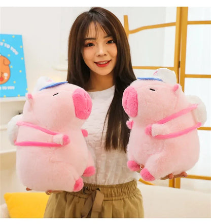55cm Big Size Capybara Cartoon Anime Plush Stuffed Doll Room Plushies Pillow Kawaii Peluche Ornaments Children's Holiday Gifts