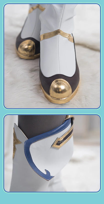 UWOWO Genshin Impact Shoes Sucrose Shoes Anemo Mondstadt Female Cosplay Shoes