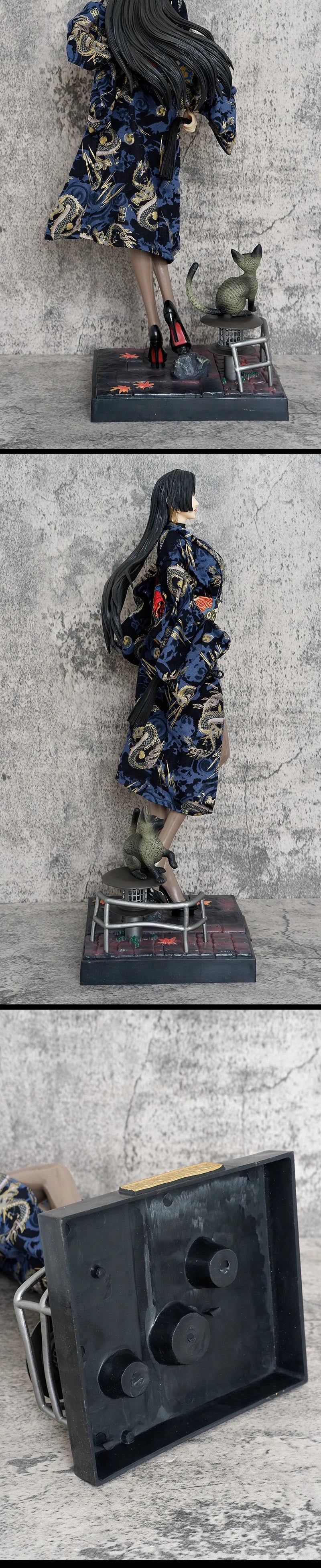 One Piece Anime Figure Uta Kimono Empress Boa Hancock High Quality Model Boutique Large Decorative Desktop Scene Collection Toys