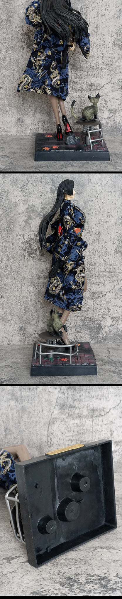 One Piece Anime Figure Uta Kimono Empress Boa Hancock High Quality Model Boutique Large Decorative Desktop Scene Collection Toys