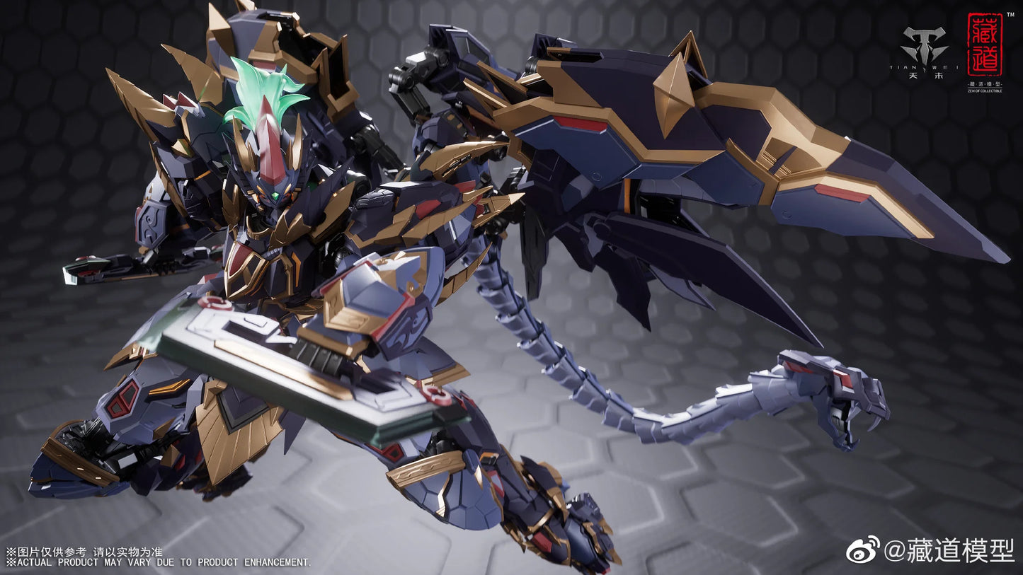 【In Stock】 Tang Dao Model Collectible Alloy Mecha Action Figure Four Holy Beasts Xuanwu CD-04 Finished Product National Creation