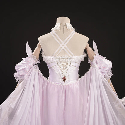 Genshin Impact Columbina Cosplay Costume Wig Dress FES 2026 Skin The Damselette Eleven Fatui Harbingers Halloween for Women Girl