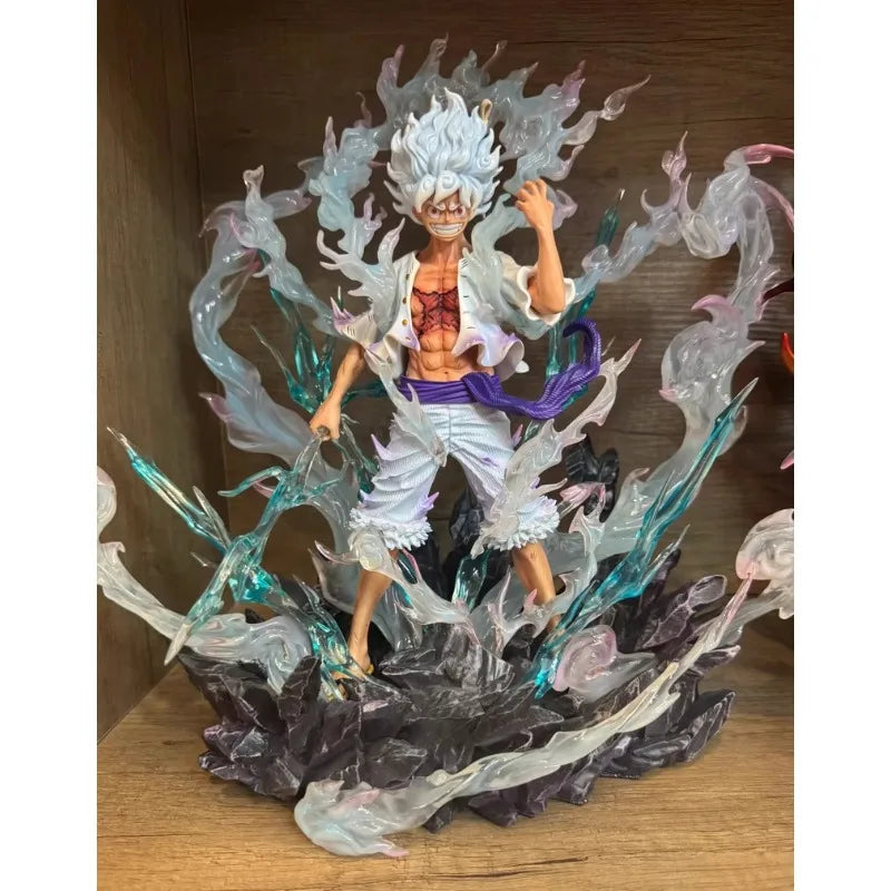 JT Nika Monkey D. Luffy Action Figure ONE PIECE Anime Figures Luffy Fifth Gear Figures PVC Statue Collection Model Gifts