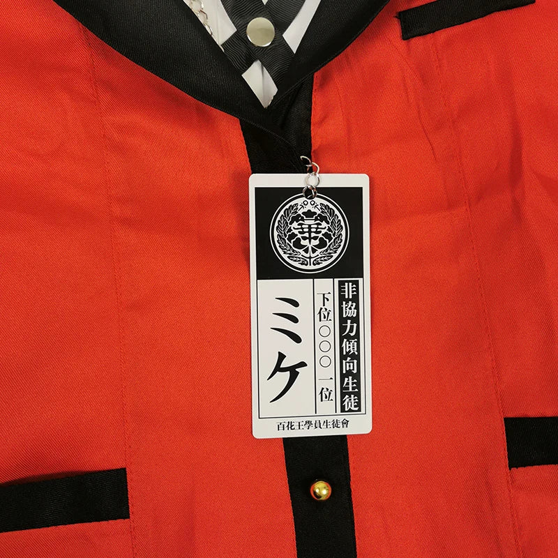 HOMCHEE TRENDS Jabami Yumeko Cosplay Set Adult Cotton Polyester