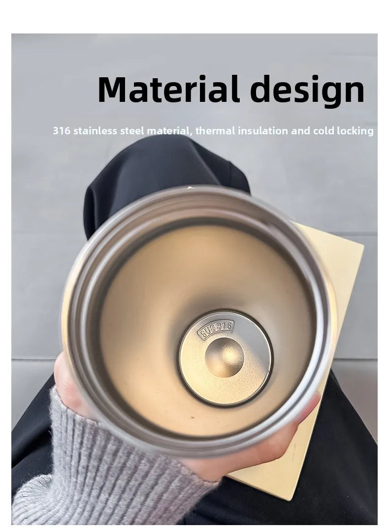 Disney Cup Anime Lilo & Stitch Water Bottle Water Cup Student Kid Anime Stitch Insulated Cup Stainless Steel Drinking Cups Gifts