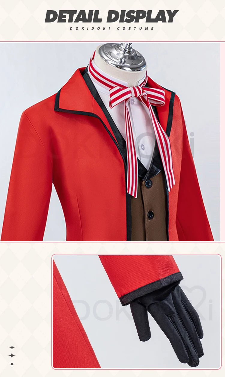 Grell Sutcliff Cosplay Costume Anime Cosplay【S-3XL】DokiDoki-N Grell Sutcliff Cosplay Men Uniform Costume Plus Size