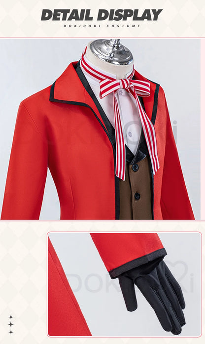 Grell Sutcliff Cosplay Costume Anime Cosplay【S-3XL】DokiDoki-N Grell Sutcliff Cosplay Men Uniform Costume Plus Size
