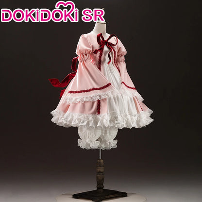 Hinaichigo Cosplay Costume Anime Rozen Maiden Cosplay DokiDoki-SR Women Halloween Cute Pink Lolita Dress