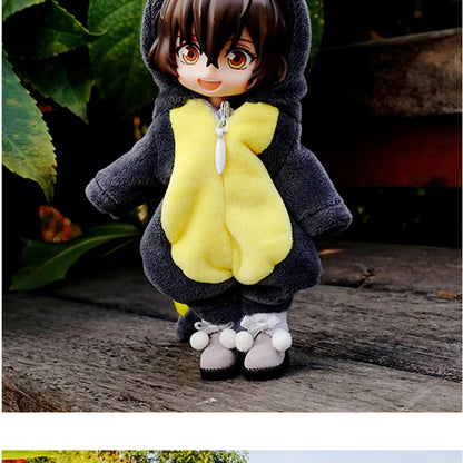 New Cute Dinosaur Animal Monster Doll Clothes For Ob11 obitsu 11 Molly Gsc 1/12 BJD Doll Accessories Clothing BJD Baby Clothes