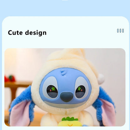 25cm Disney Lilo and Stitch Plush Toy Cartoon Anime Stuffed Kawaii Stich Key Chain Pendant Doll Plushie Kids Birthday Xmas Gifts