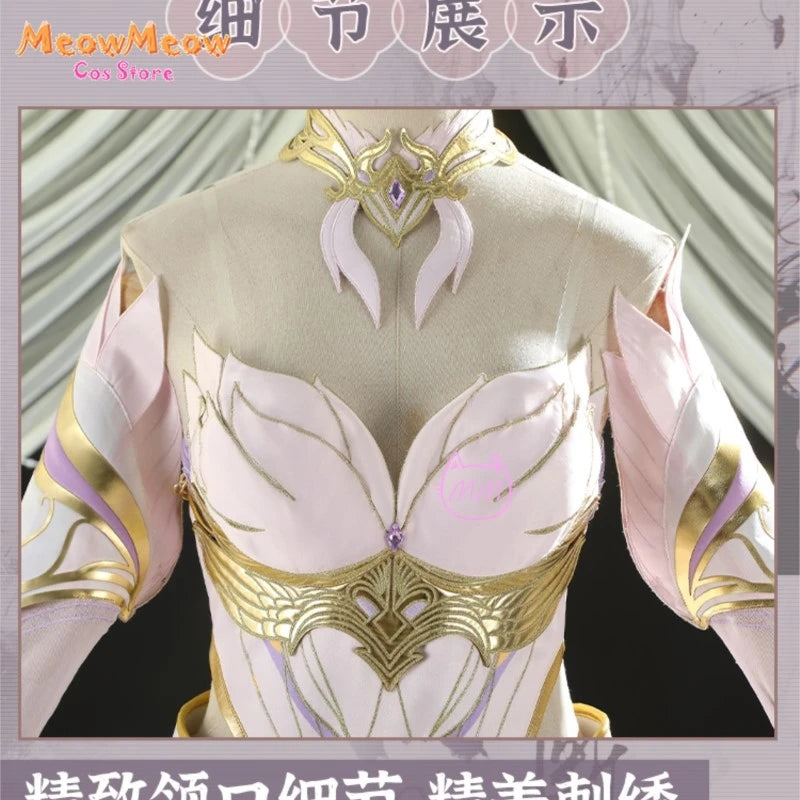 Soul Land Qian Renxue Cosplay Costume Set Polyester