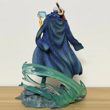 25cm Double Headed AS One Piece DXF Wano Country Trafalgar Law PVC Collection Model Dolls Toy For Gift 25cm