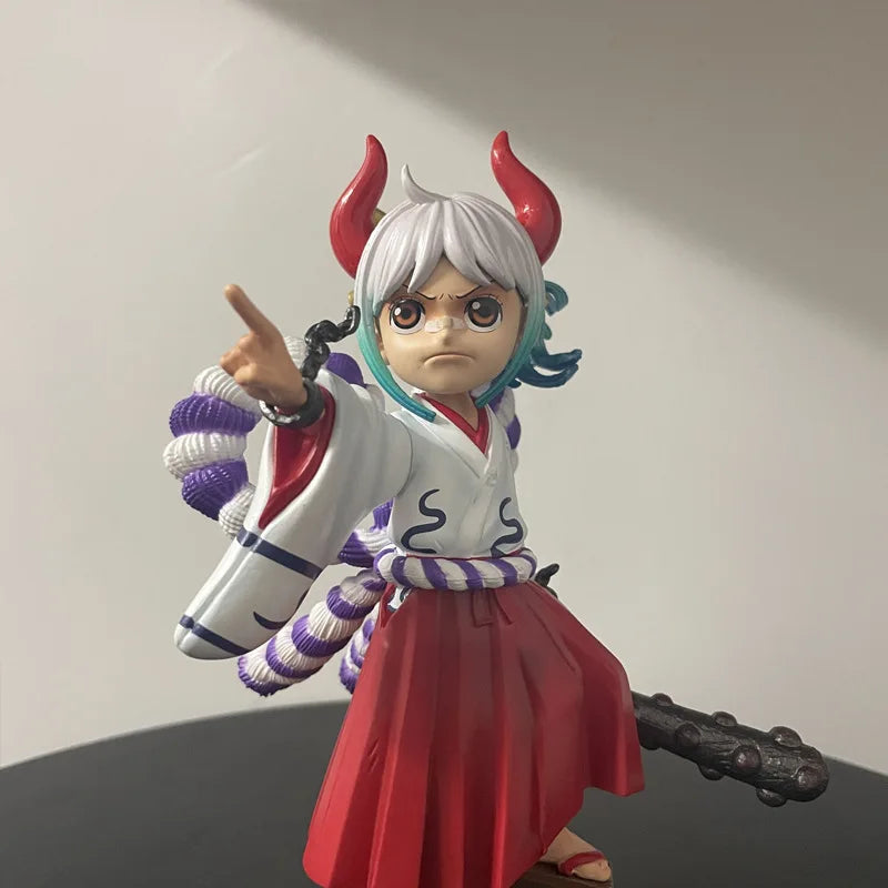 17cm One Piece Wano Country Childhood Yamato Figure PVC Anime Statue Beautiful Girl Model Desk Decor Collection Gift Xmas Gift
