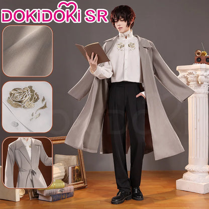 IN STOCK Nakaharaa Chuyaa/Dazaii Osamuu Cosplay Costume Anime Cosplay DokiDoki-SR Cosplay Costume Nakahara Chuuya Men Cosplay