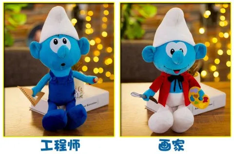 New 40cm Cartoon Character Creative Smurf Cute Plush Toy Kawaii Doll Children’s Soothing Toy Birthday Gift Christmas Gift